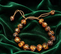Handmade Baltic Amber Bead Bracelet – Adjustable Macrame Unisex Bracelet