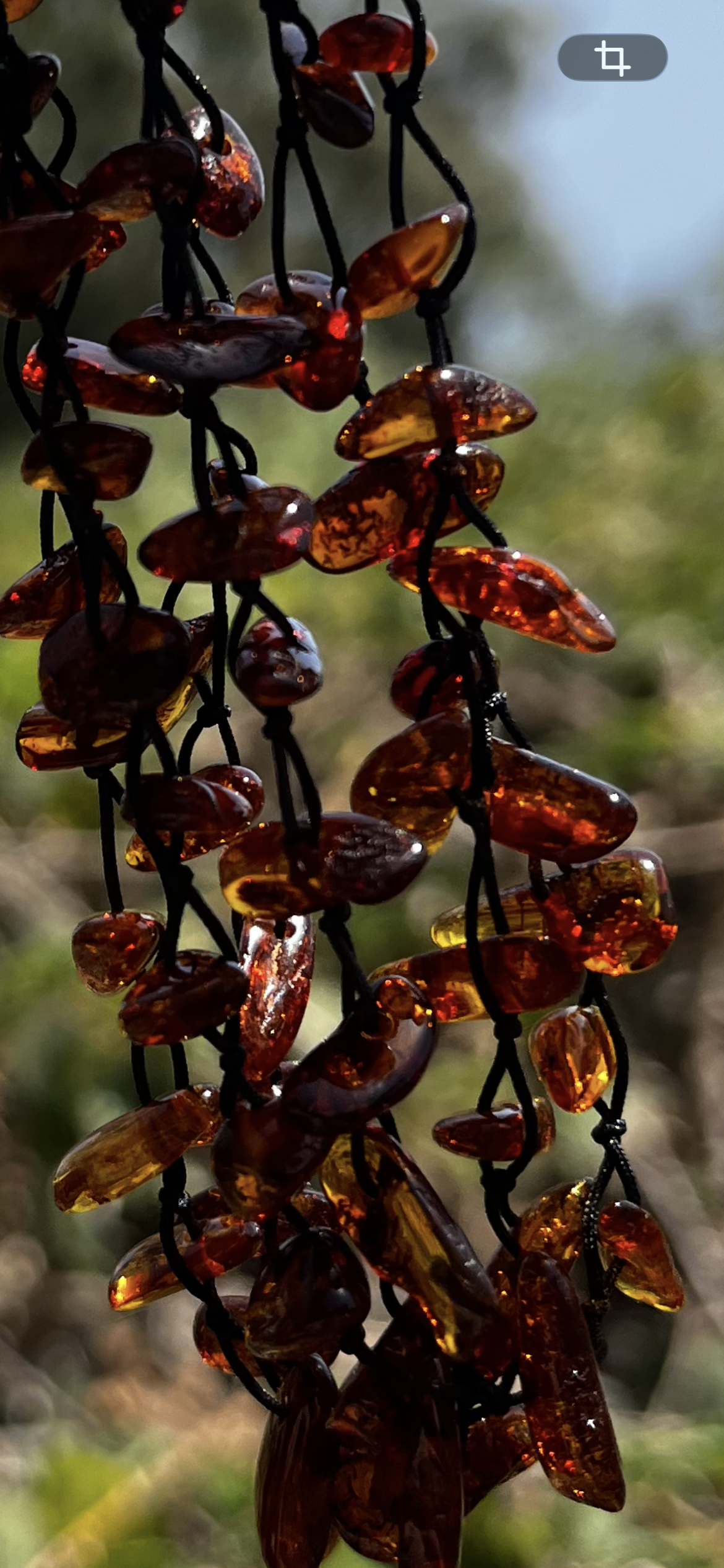 Handcrafted Cognac Baltic Amber Multi-Strand Statement Necklace